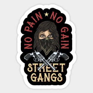 No Pain No Gain Sticker